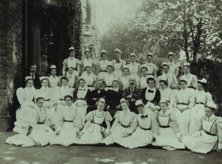 A nurse training school was established in 1892 and was soon training 10 nurses a year. Probationer nurses were given a three year training programme, on completion of which nurses were provided with a training certificate.