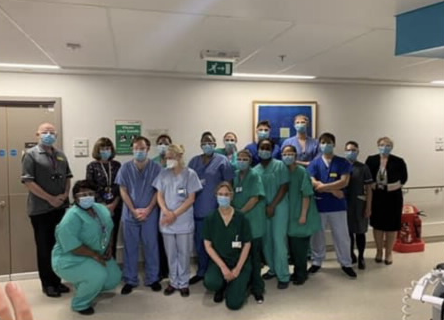 Royal London Hospital respiratory team members