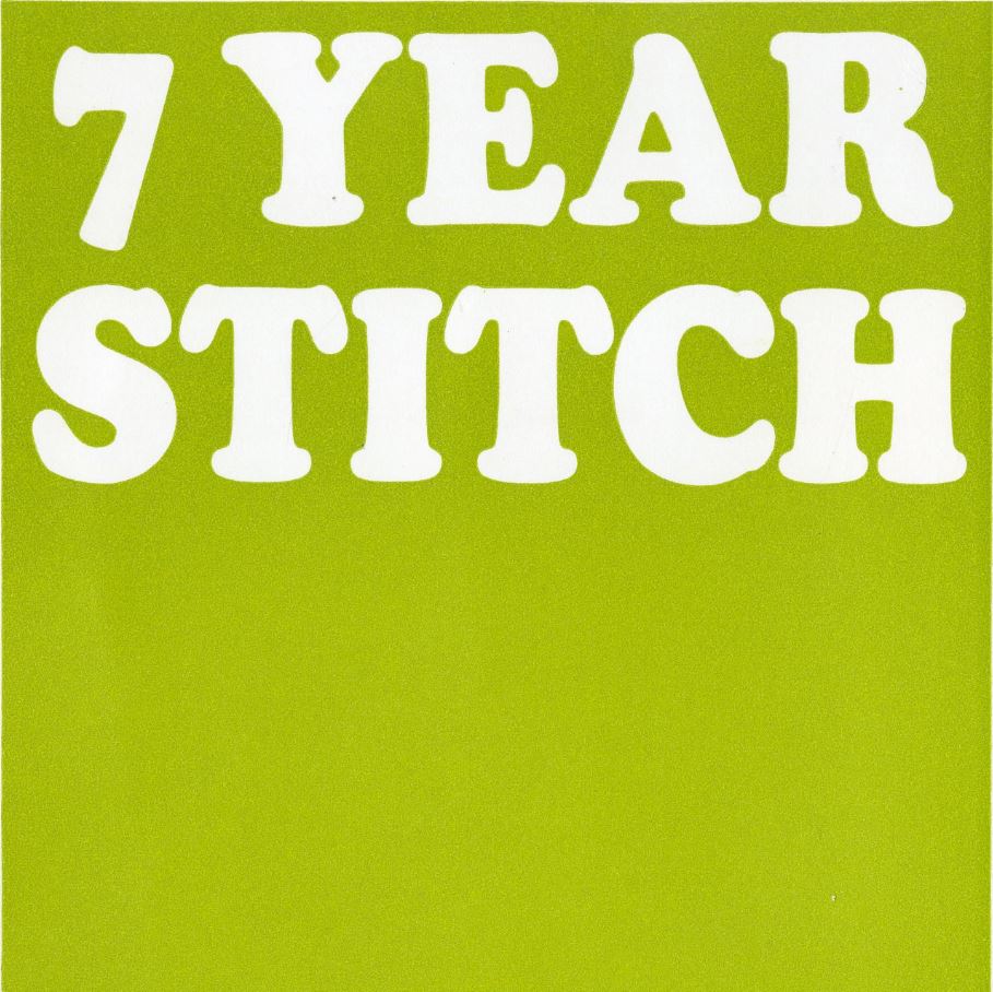 A bright green leaflet cover with the words 