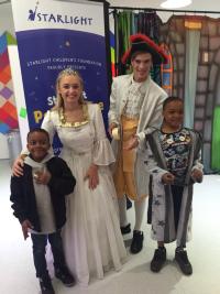Panto cast with two patients